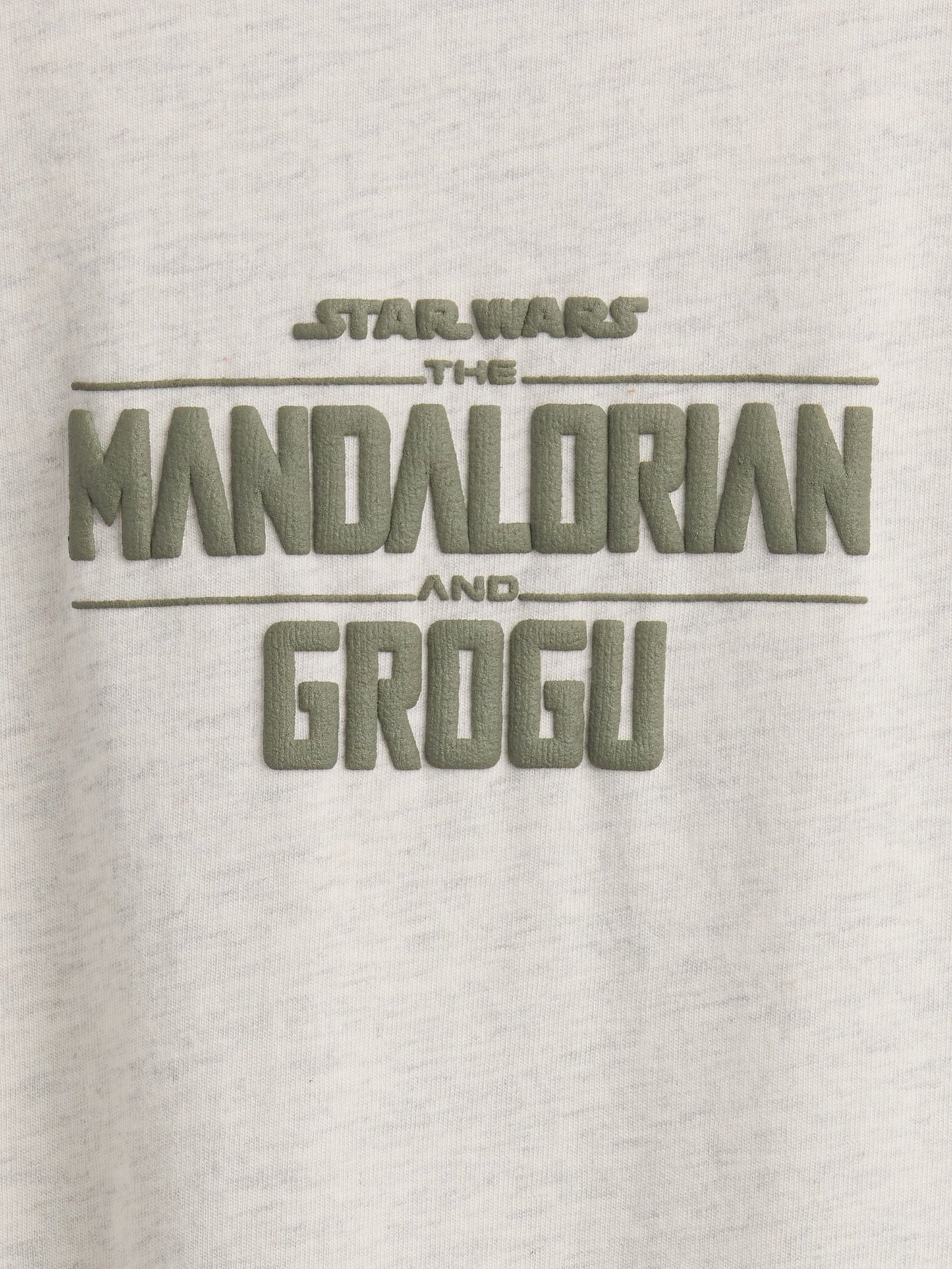 Açık Gri Star Wars Relaxed Grafik Baskılı T-shirt