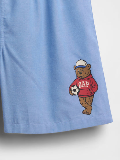 Açık Mavi Recycled Boxer Şort Pijama Altı