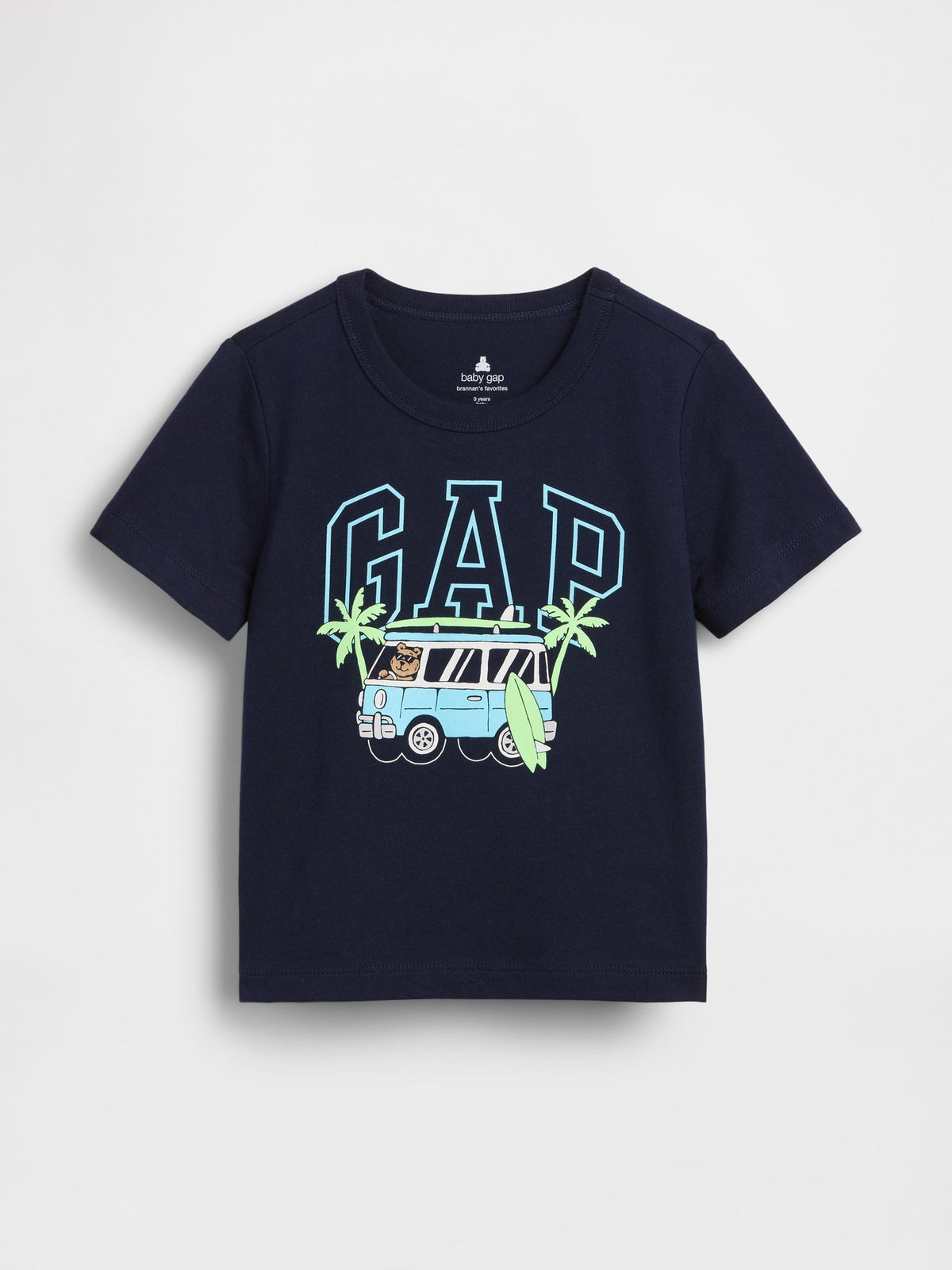 Lacivert Grafik Logo T-shirt