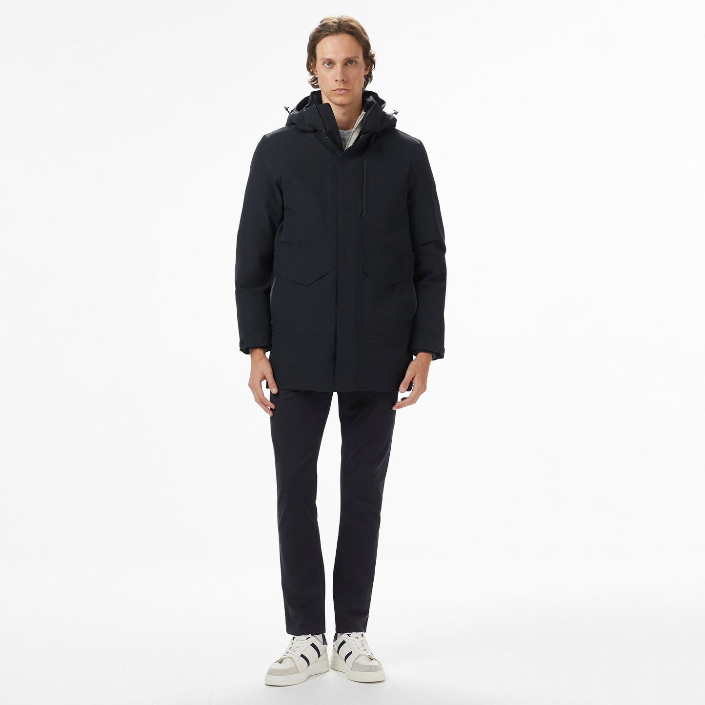 Nautica Erkek Siyah Regular Fit Mont