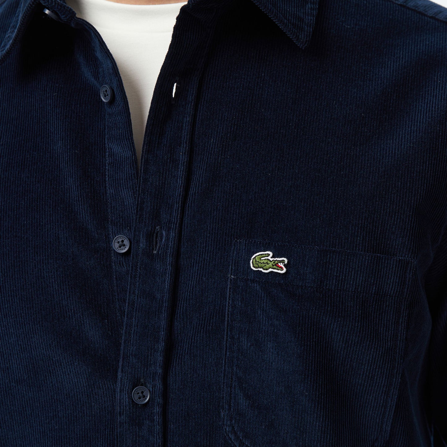 Lacoste Erkek Regular Fit Lacivert Gömlek