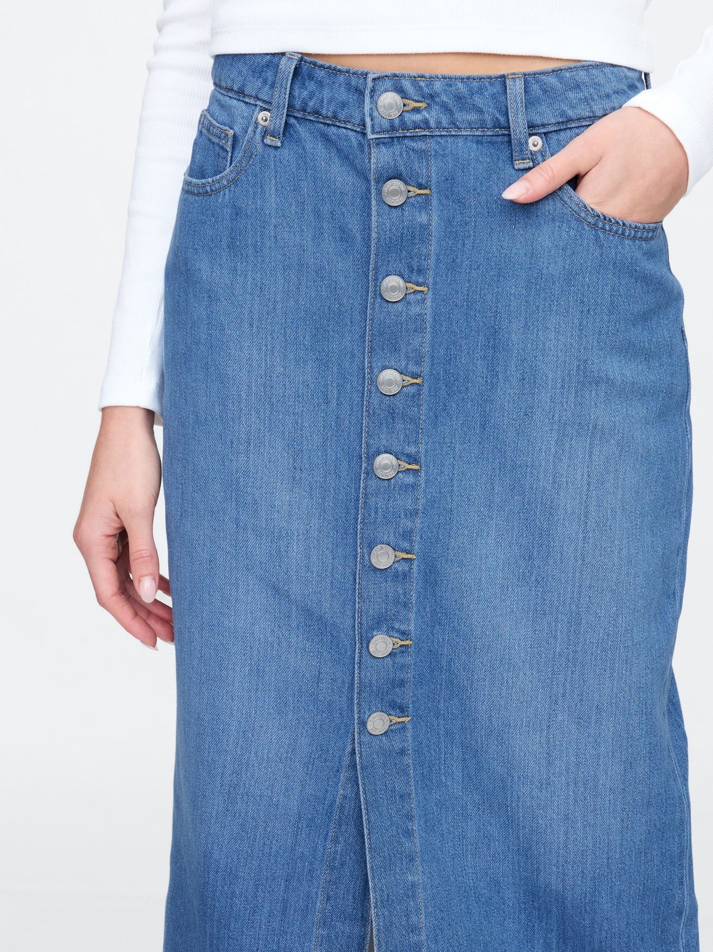 Mavi Denim Maxi Etek