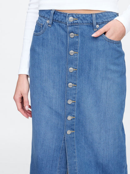 Mavi Denim Maxi Etek