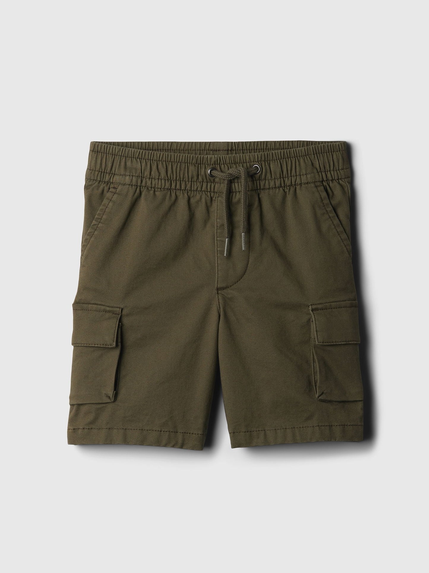 Haki Easy Pull-on Kargo Şort