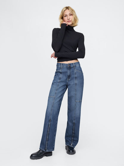 Mavi Mid Rise 90s Loose Jean Pantolon