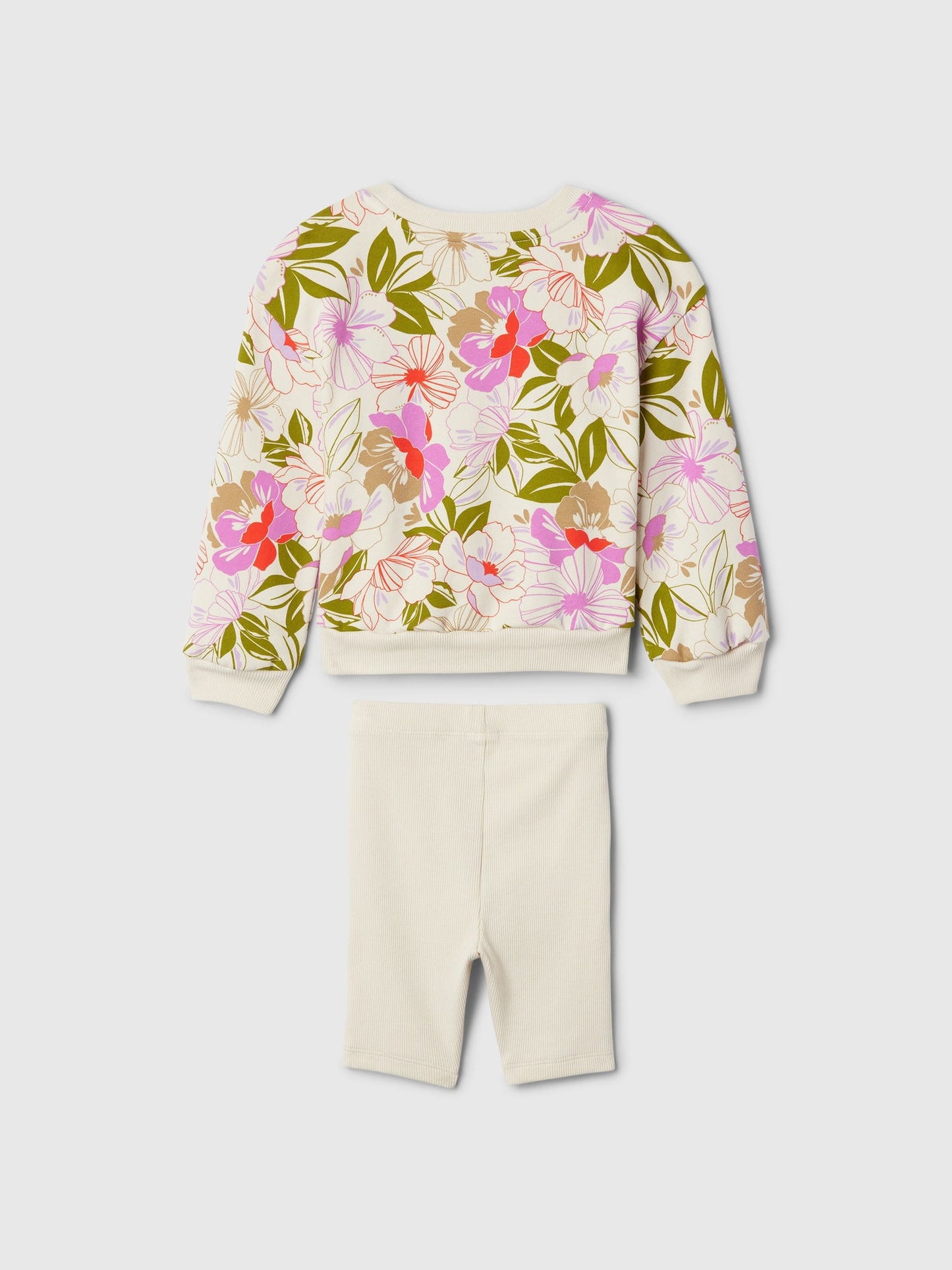 Çok Renkli Desenli Outfit Set