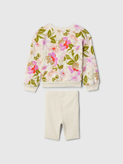Çok Renkli Desenli Outfit Set