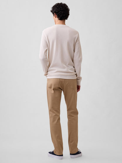 Açık Kahverengi Slim Soft Wear Jean Pantolon