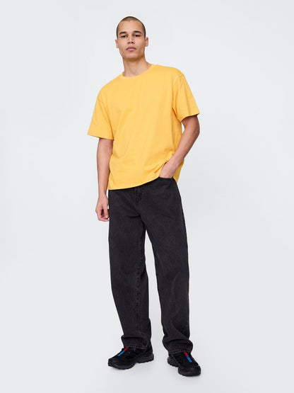 Sarı Gap Logo Oversize T-shirt