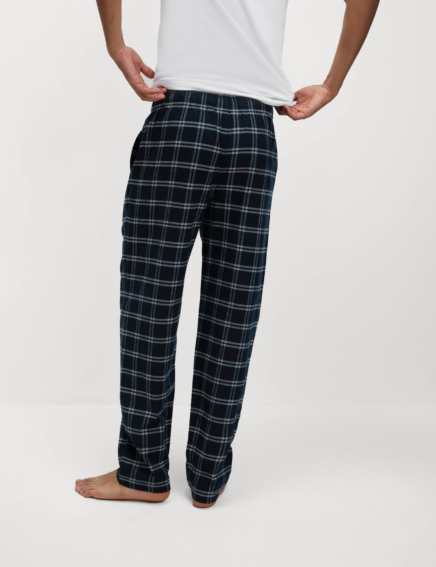 Çizgili %100 Pamuk Pijama Altı