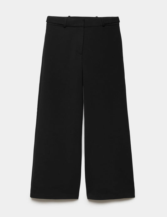 Yan Bant Detaylı Wide Leg Pantolon