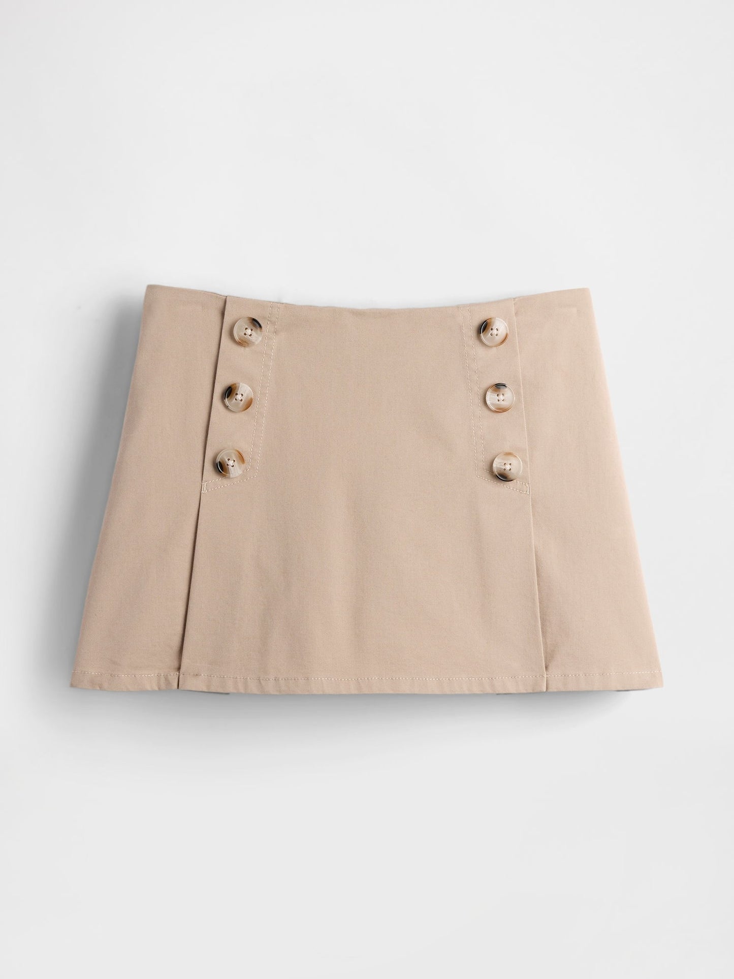 Bej Gapstudio Twill Sailor Şort Etek