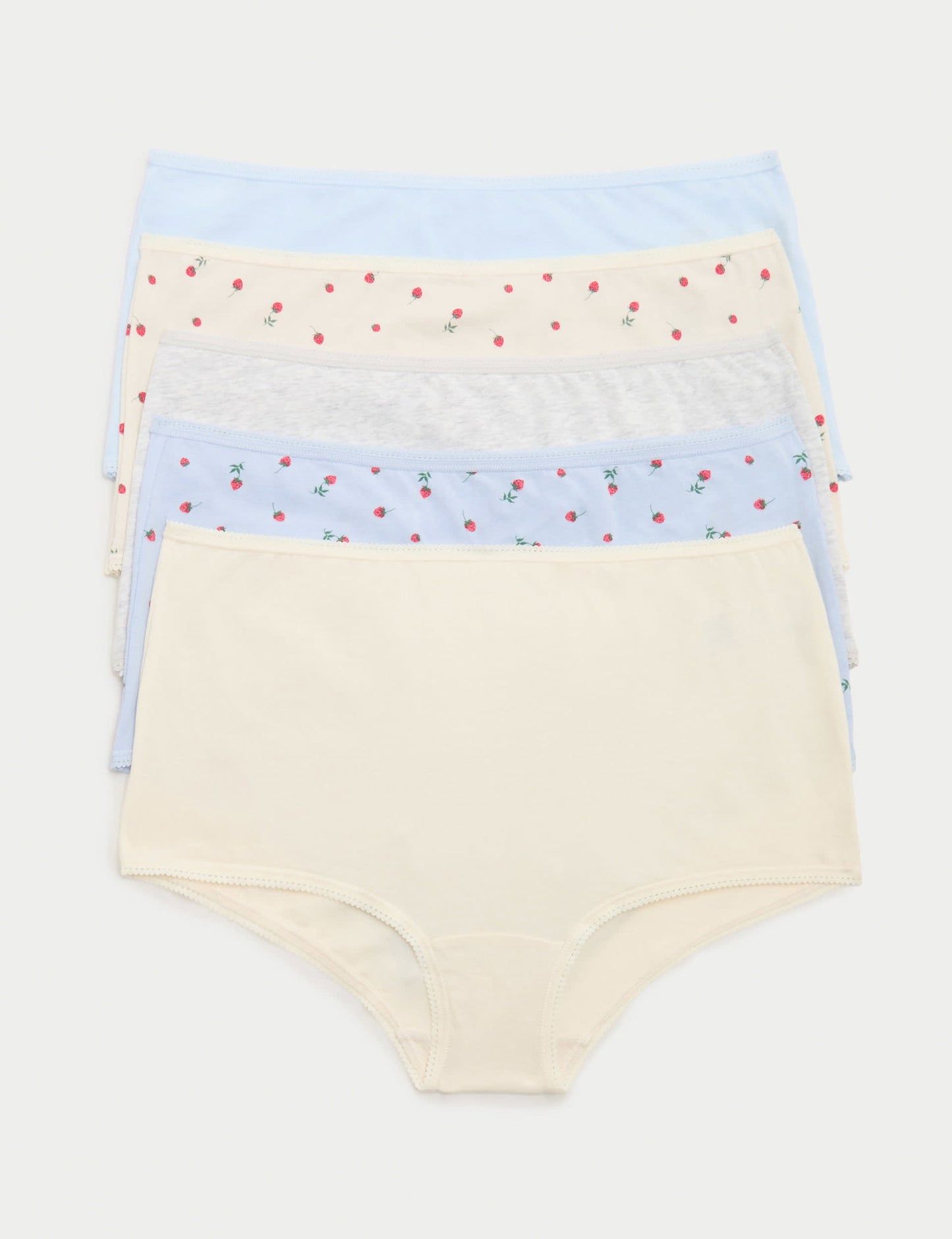 5'li Cotton Lycra Short Külot Seti