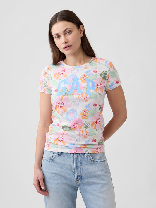 Çok Renkli Gap Logo T-shirt