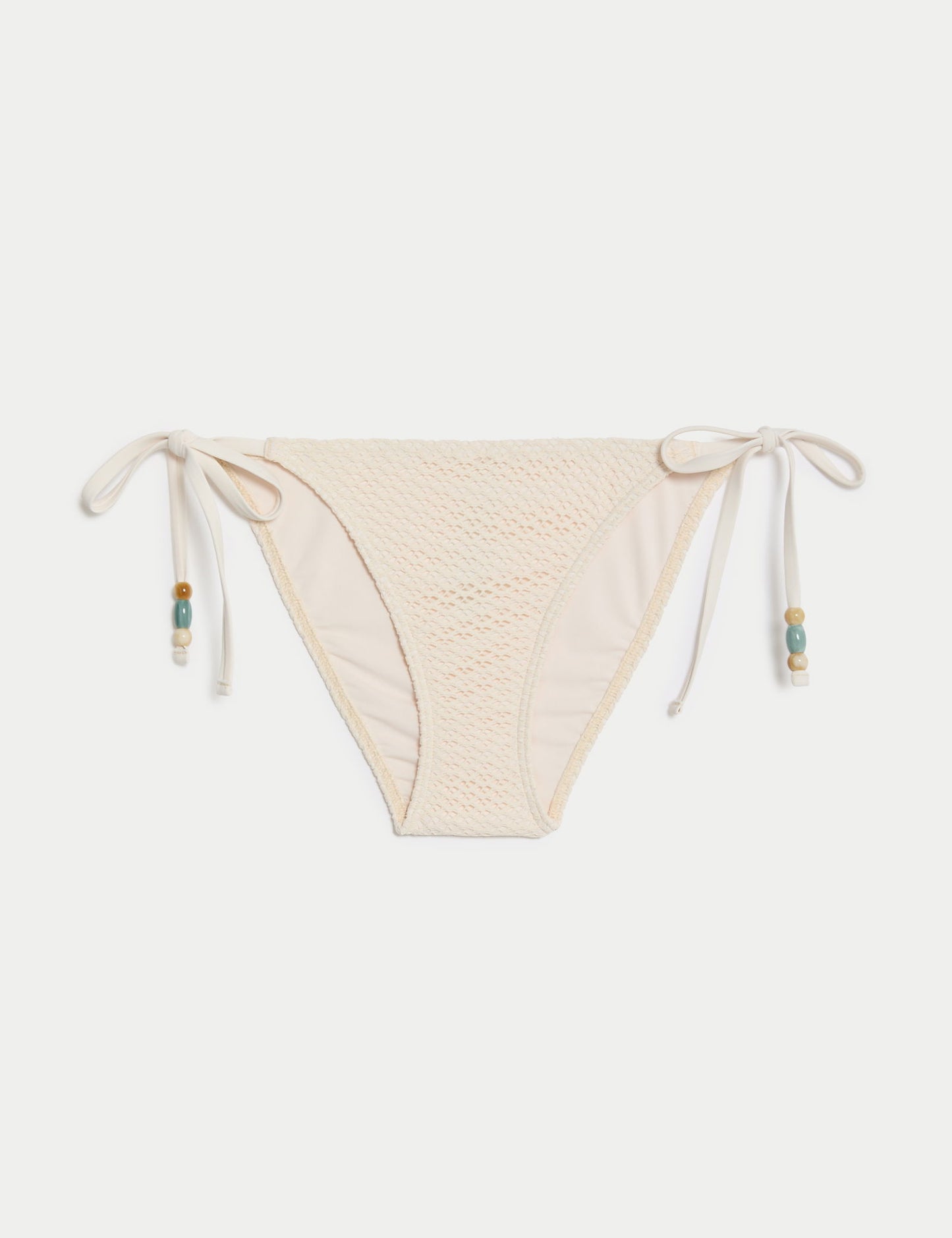 Dokulu Bağlama Detaylı Bikini Altı