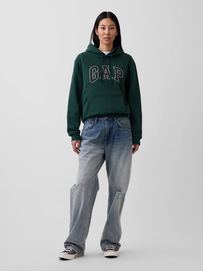 Koyu Yeşil Vintagesoft Arch Gap Logo Sweatshirt