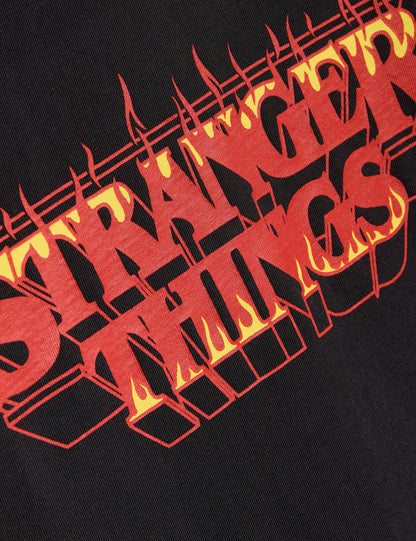 Pamuklu Stranger Things T-shirt (6-16 yaş)