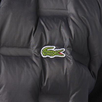 Lacoste Erkek Dik Yaka Siyah Yelek