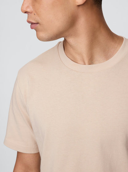 Koyu Bej Heavyweight Relaxed T-shirt
