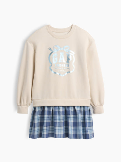 Mavi Kids Oversized Sweatshirt Dress - Çocuklar Için Oversize Sweatshirt Elbisesi