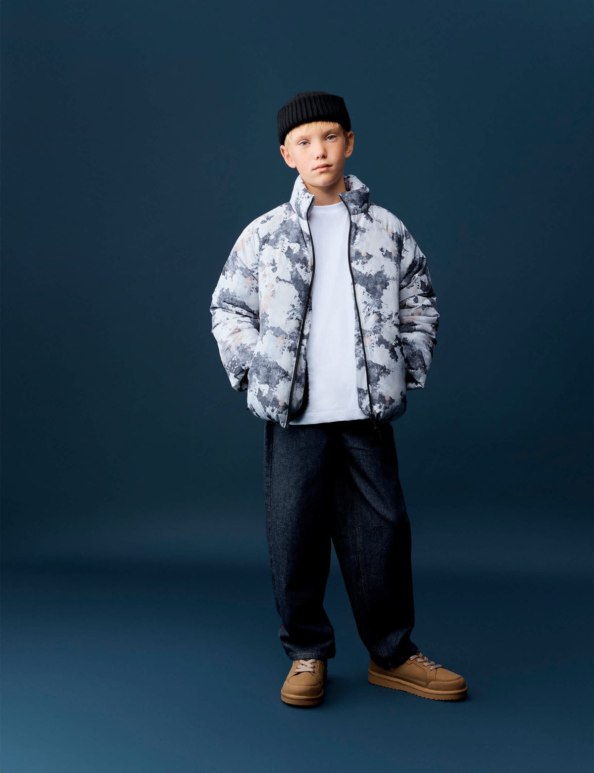 Stormwear Kamuflaj Desenli Kapitone Mont