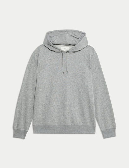 Pamuk Karışımlı Kapüşonlu Sweatshirt