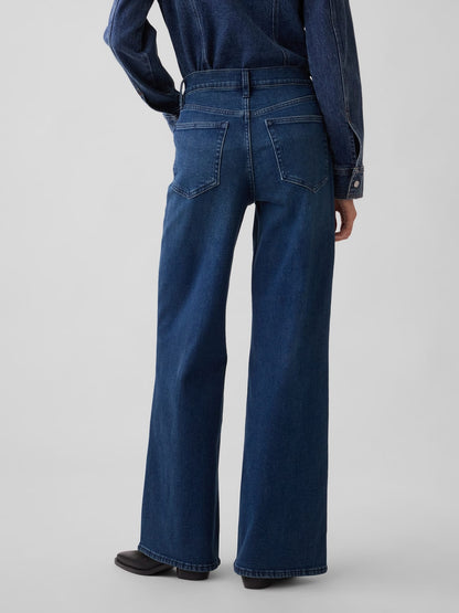 Mavi High Rise Stride Wide-leg Jean Pantolon