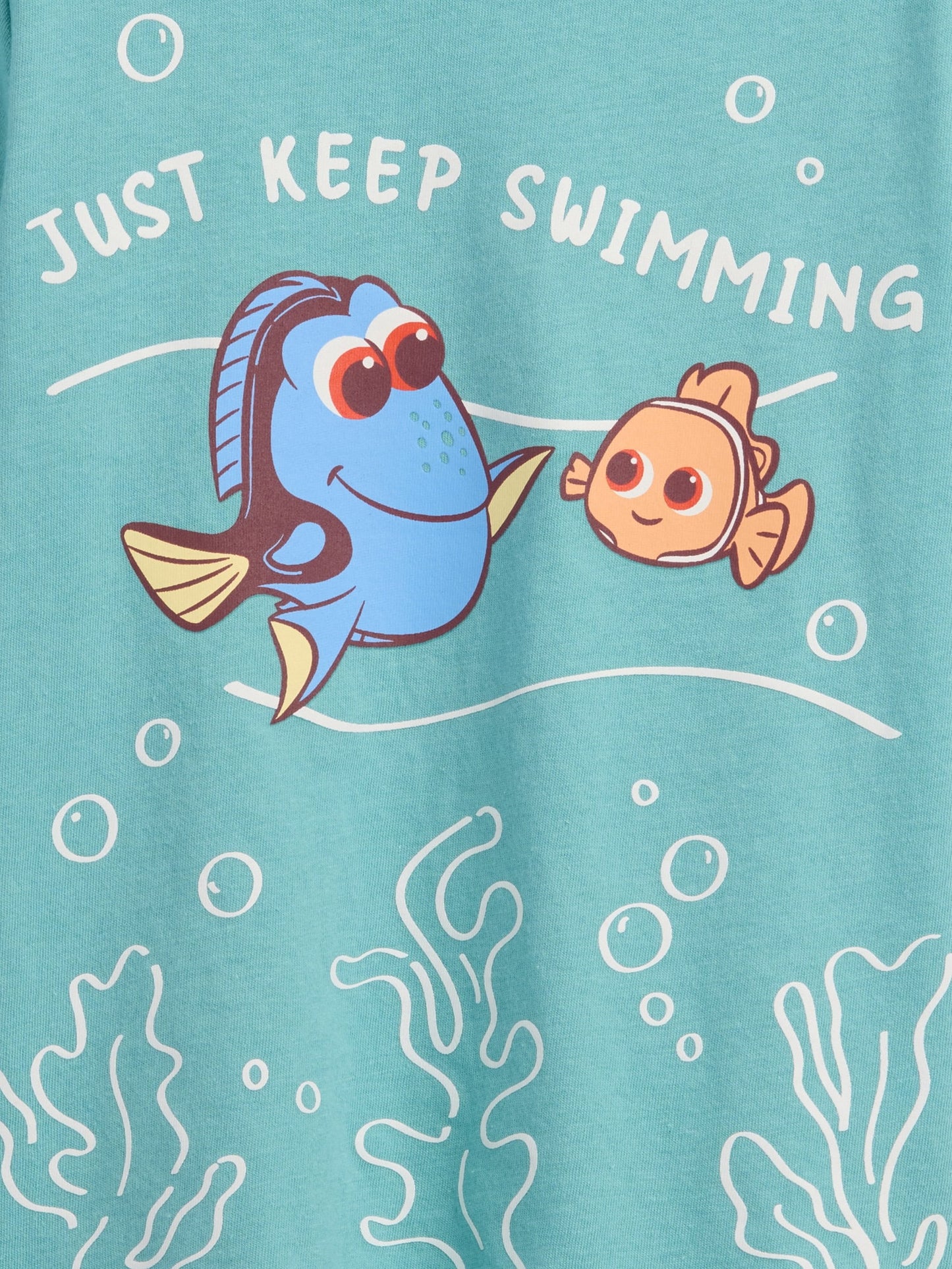 Mavi Disney Finding Nemo Grafik Baskılı T-shirt
