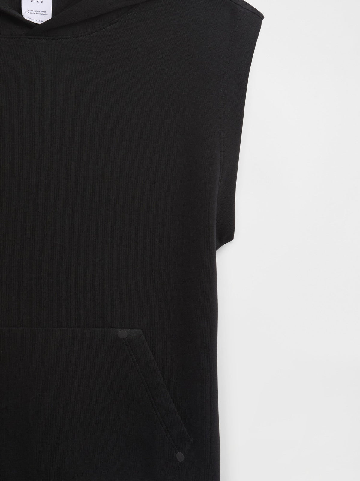 Siyah Gapfit Relaxed Kolsuz Sweatshirt