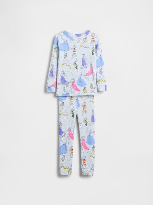 Açık Mavi Gap × Disney %100 Organik Pamuk Pijama Takımı