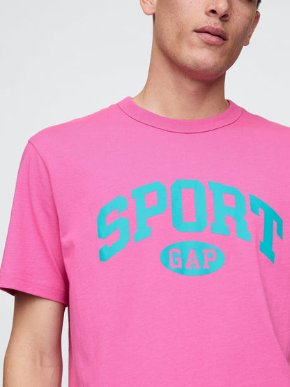 Pembe Gap Sport Logo Relaxed T-shirt
