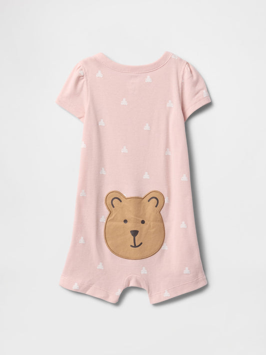 Pembe Brannan Bear Grafikli Tulum