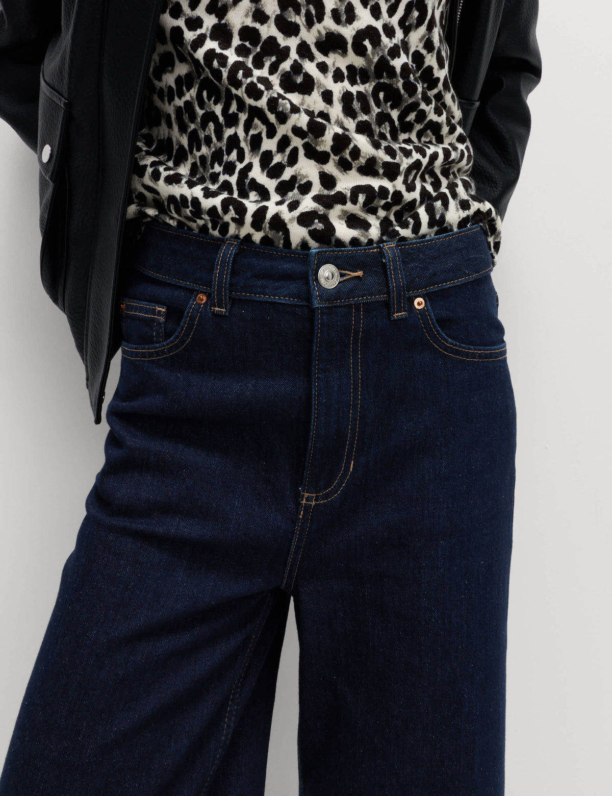 Wide Leg Jean Pantolon