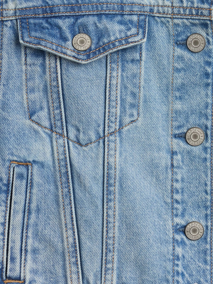 Açık Mavi Kids Icon Denim Ceket