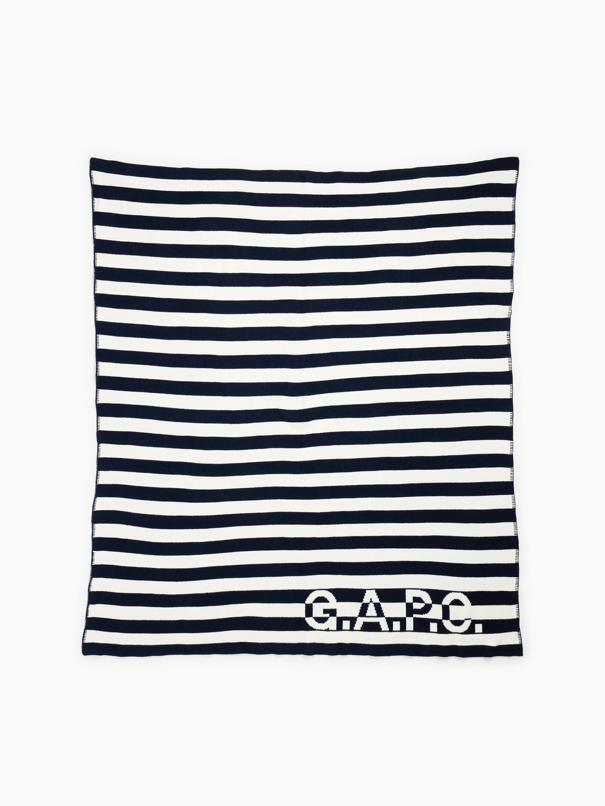 Beyaz Gap × A.p.c. Logo Şerit Battaniye