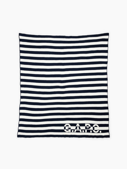 Beyaz Gap × A.p.c. Logo Şerit Battaniye