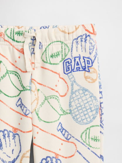 Kırık Beyaz Relaxed Gap Logo Pull-on Jogger Eşofman Altı