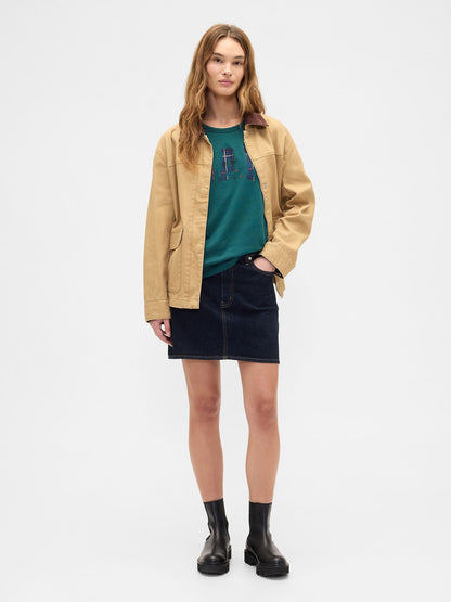 Yeşil Favorite Gap Logo T-shirt