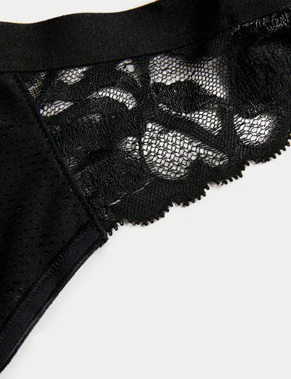 3'lü Dantel Detaylı Bikini Külot Seti