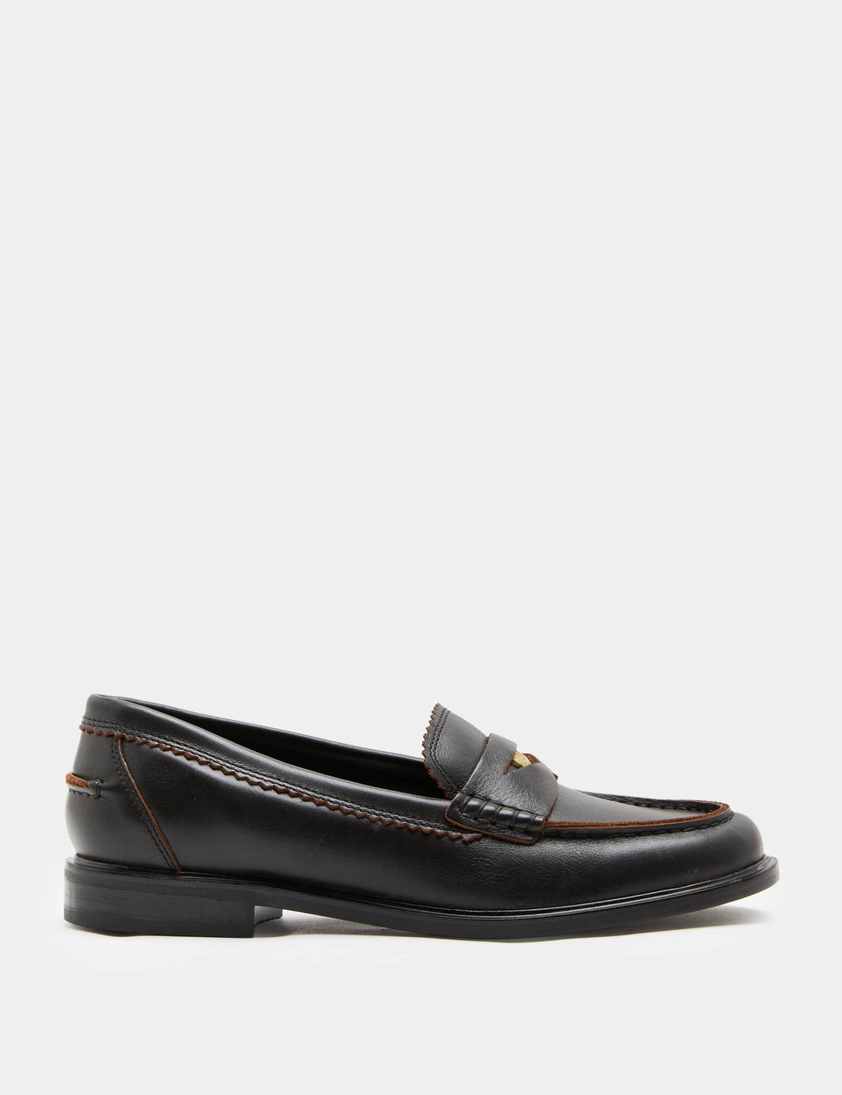 Deri Penny Loafer Ayakkabı