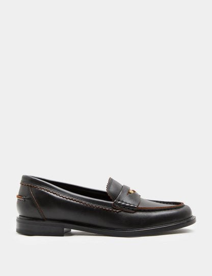 Deri Penny Loafer Ayakkabı