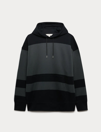 Çizgili Pamuklu Sweatshirt