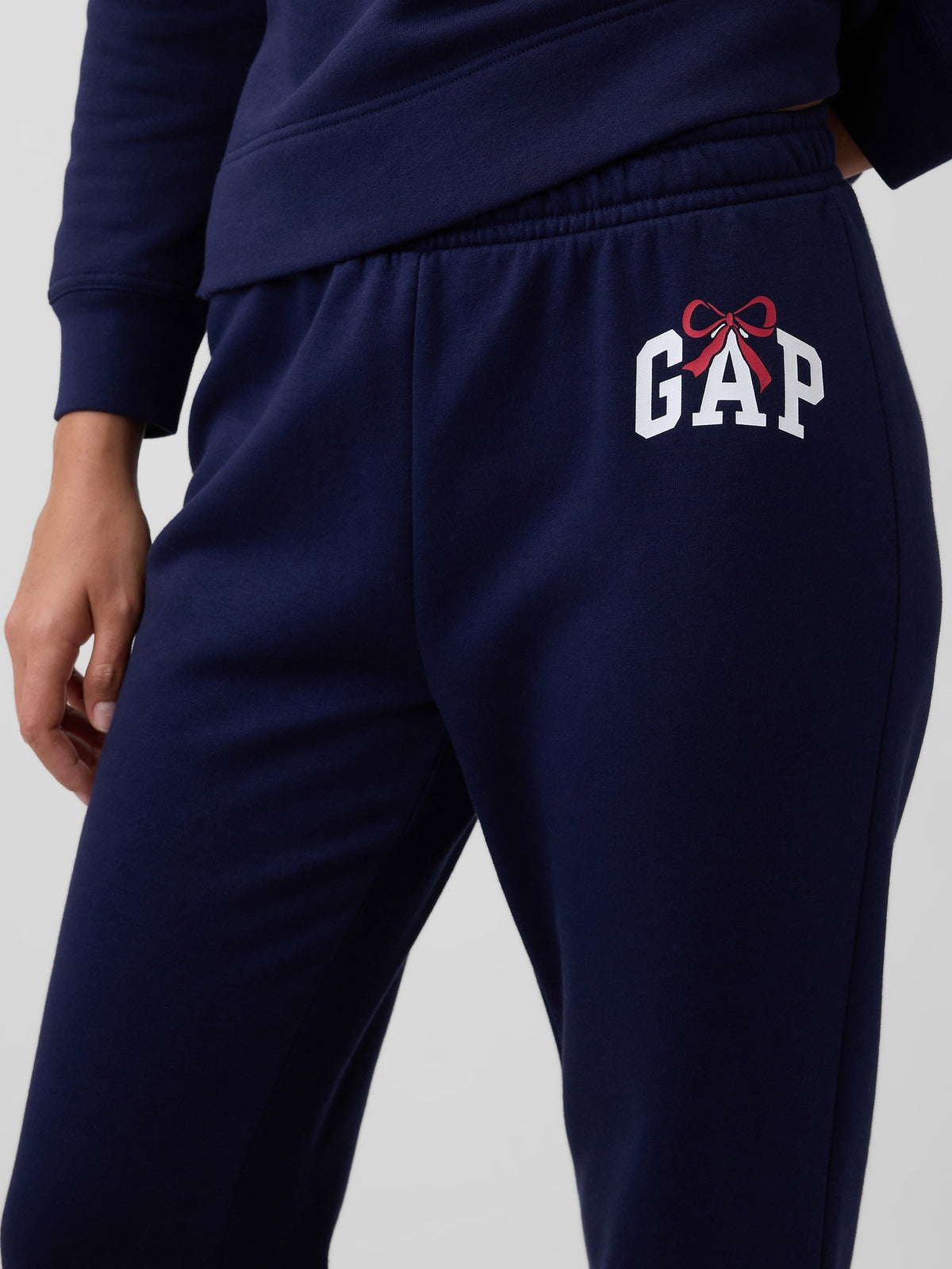 Lacivert Gap Logo Pull-on Slim Eşofman Altı