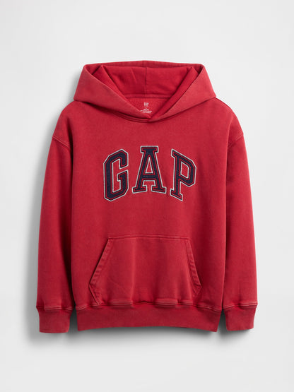 Kırmızı Vintagesoft Arch Logo Sweatshirt
