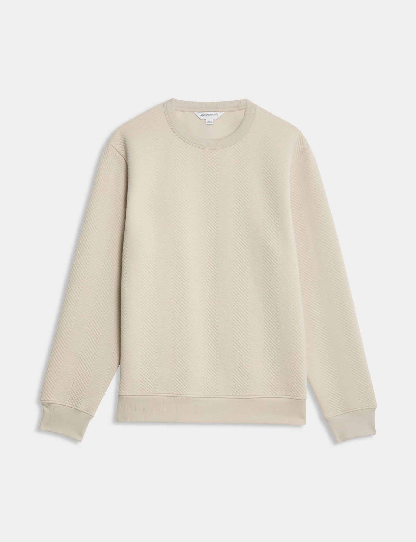 Saf Pamuklu Regular Fit Sweatshirt