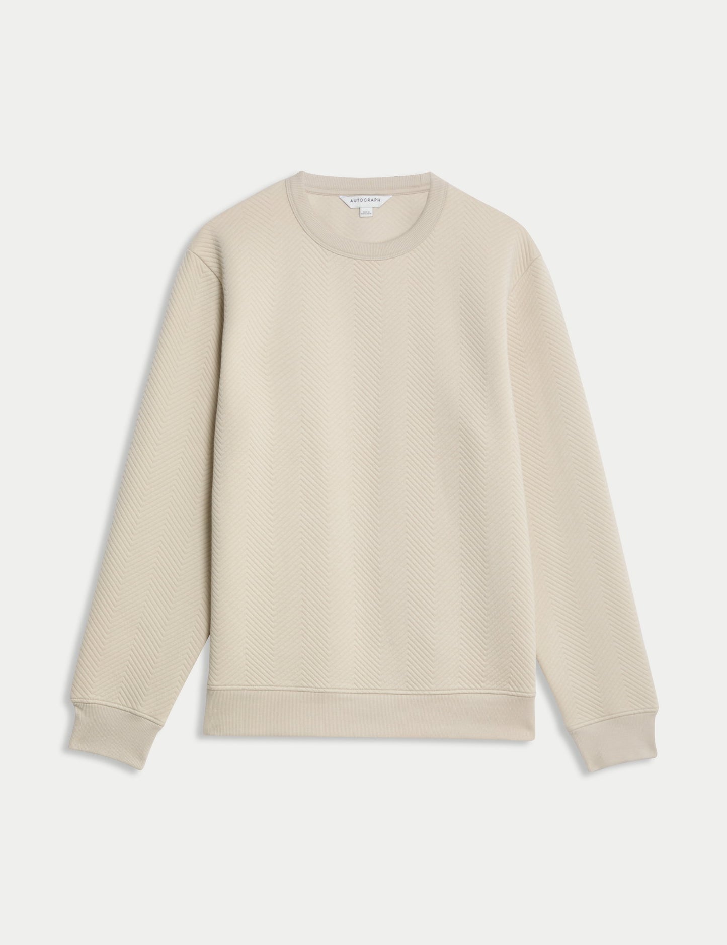 Saf Pamuklu Regular Fit Sweatshirt
