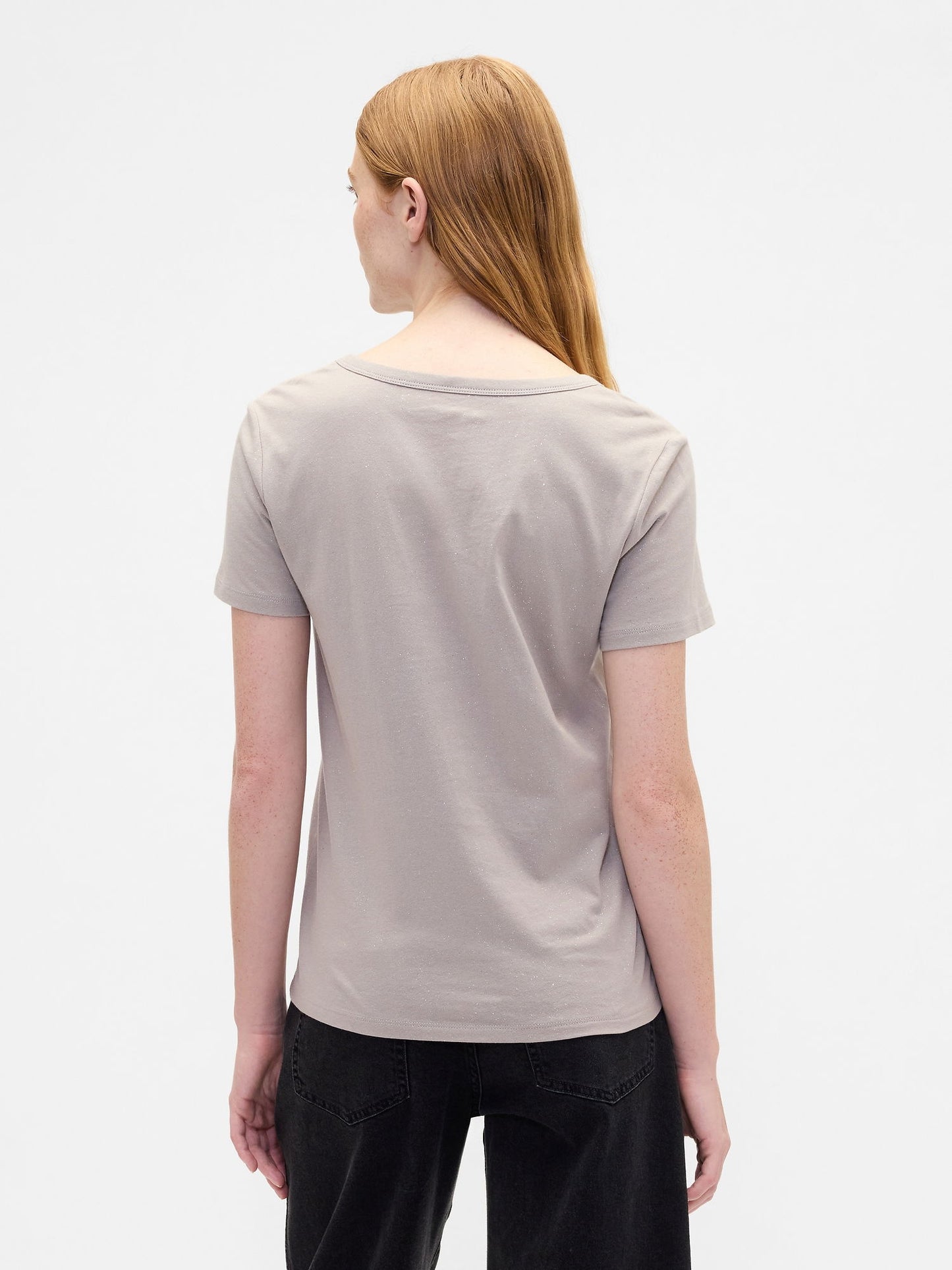 Bej Favorite V-yaka T-shirt