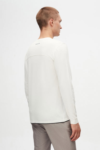 Tween Slim Fit Ekru Rayon Kazak