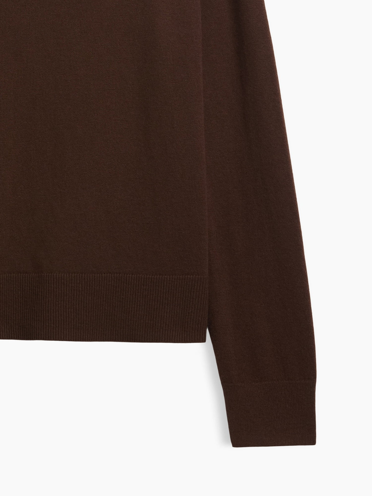 Kahverengi Relaxed Jersey Boatneck Kazak