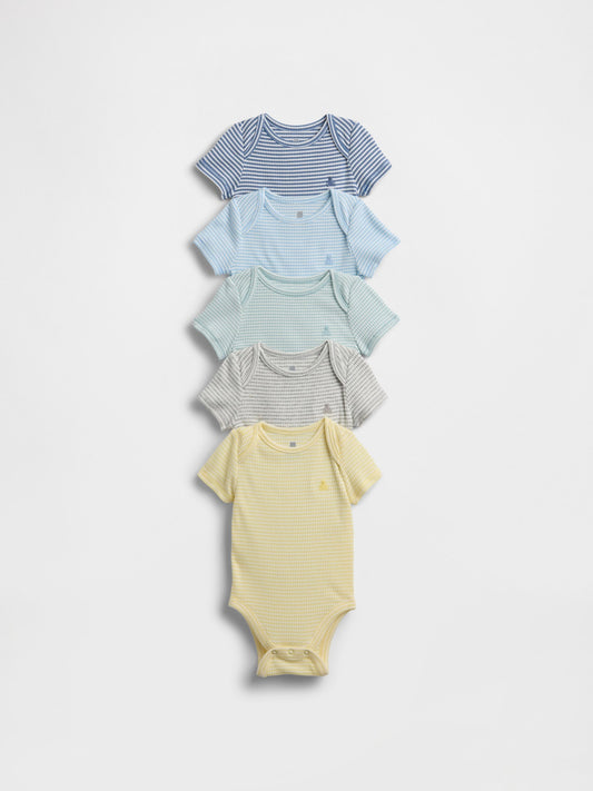 Çok Renkli First Favorites Tinyrib Bodysuit (5’li)